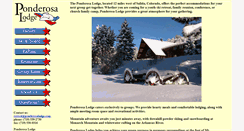 Desktop Screenshot of ponderosalodge.com